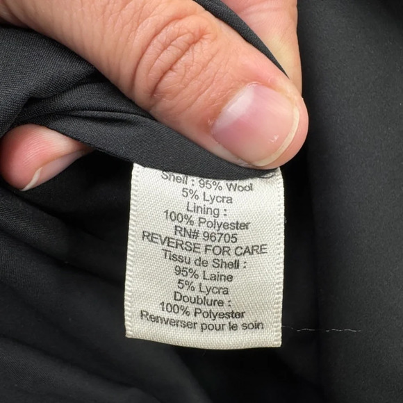 Rebecca Taylor Charcoal Sheath Wool V-neck Dress - Picture 6 of 12